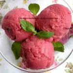 Малиновое мороженое (постное)
