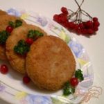Перловые котлеты с луком