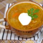 Борщ на костном бульоне
