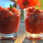 Клубничная гранита с водкой