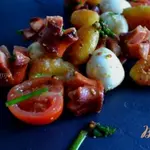 Теплый салат с ньокками