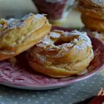 Заварные кольца с кофейным кремом
