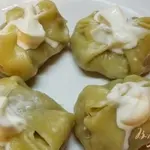 Манты с мясом и кортофелем