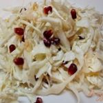 Овощной салат с теплым соусом