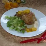 Курица в апельсинах