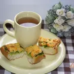 Гренки с сыром и зеленью