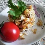 Гарнир из риса и овощей