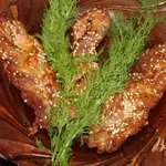Мясная косичка в кунжутных зернах