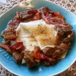 Лагман с мясным соусом