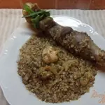 Плов из гречки с бараном