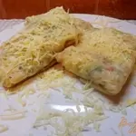 Лаваш с овощами и сыром
