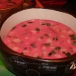 Литовский холодный борщ или Свекольник