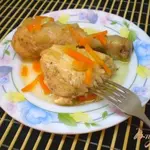Курочка тушенная с овощами в мультиварке