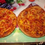 Итальянская пицца с чрезо и моцареллой
