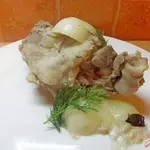 Баранина в овощном бульоне