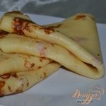 Блины сырные с беконом