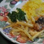 Курица с пастернаком на меду и горчице