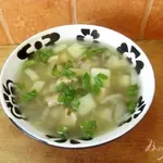 Суп куриный с гречкой