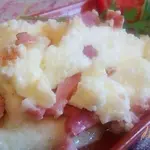 Сытный омлет с грудинкой