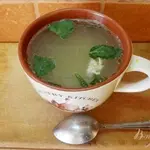 Куриный бульон с мятой