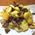 Праздничный картофель с мясом