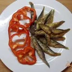 Жаренная черноморская сельдь