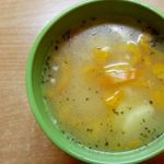Мясной суп с тыквой