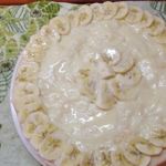 Торт с фруктами и заварным кремом