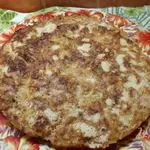 Насыпной пирог с тыквой и яблоками