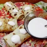 Блинчики с куриным паштетом