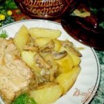 Домашнее жаркое с грибами