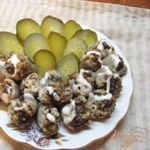 Фаршированные куриные сердечки