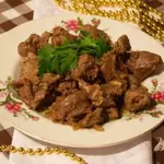 Фламбированная свинина