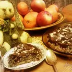 Пирог из овсянки с маком