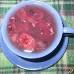 Кисель из клубники и черники