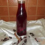 Компот из сухофруктов и каркаде