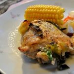Курица в вине с овощами