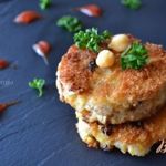 Рыбные биточки с горохом нут