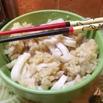 Рис восточный с кальмаром