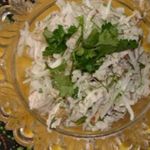 Салат из белокочанной капусты с курицей