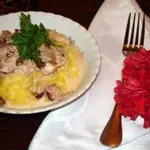 Кукурузная каша с изюмом