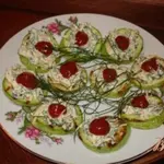 Закусочные кабачки  с кетчупом