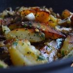 Жареный картофель с грибами