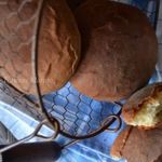 Кокосовые булочки с кофейной корочкой