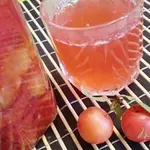 Компот из красной алычи