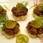 Печеночный паштет с грибами
