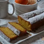 Апельсиновый кекс с  кусочками белого шоколада