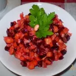 Винегрет с фасолью