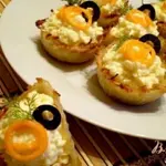Картофельные корзинки с сырной начинкой