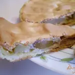 Песочный пирог с грушами